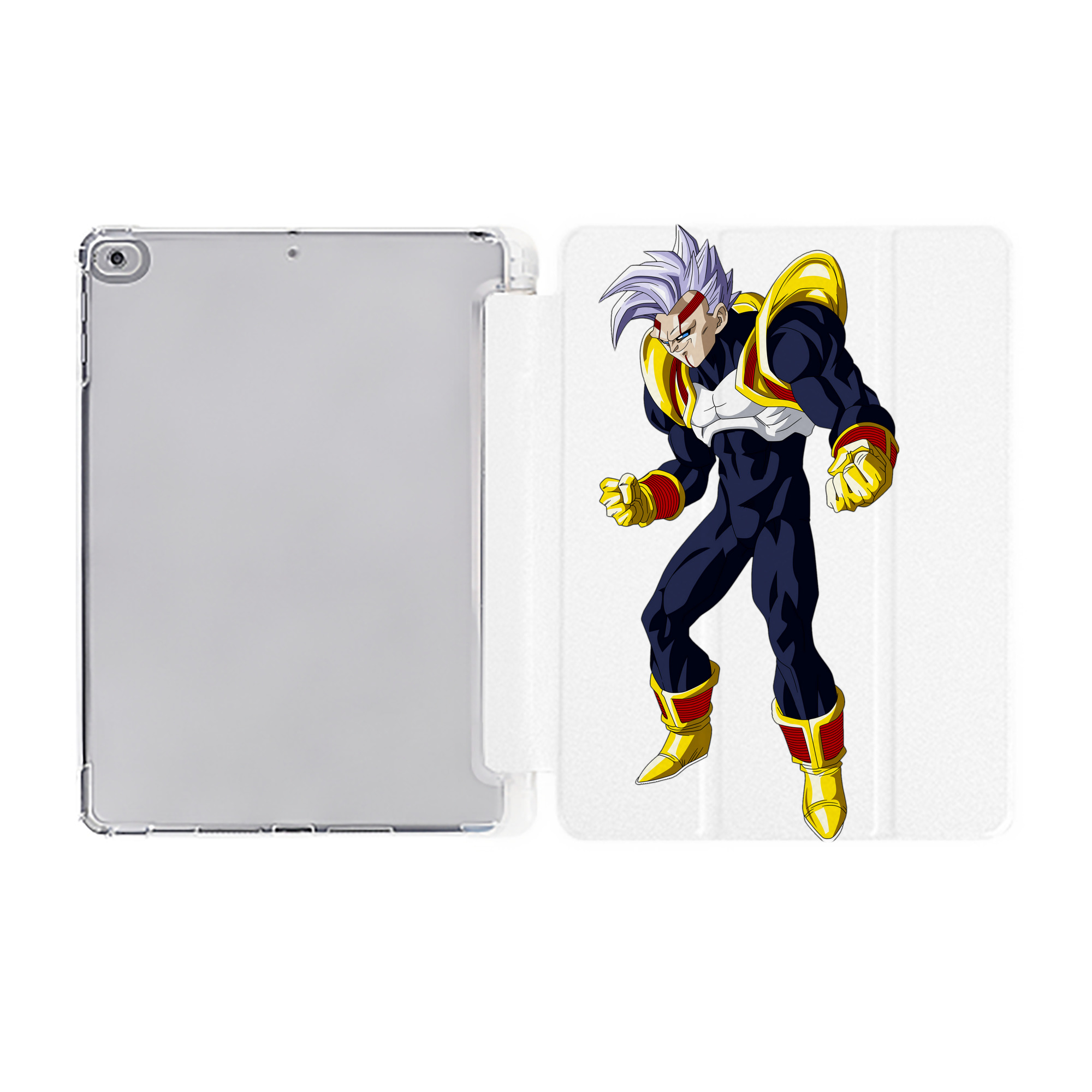（画像用） ドラゴンボール DRAGON BALL IPad ケース ペン収納付き 三つ折りスタンド PUレザー×シリコン 対応機種9.5/10.5/10.9インチ
